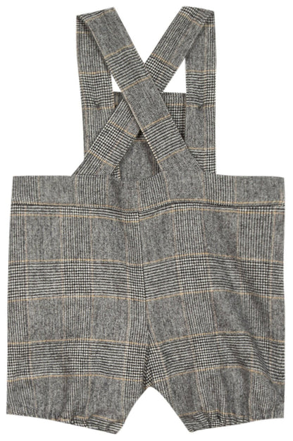 Tartine et Chocolat Baby Boys Plaid Overalls