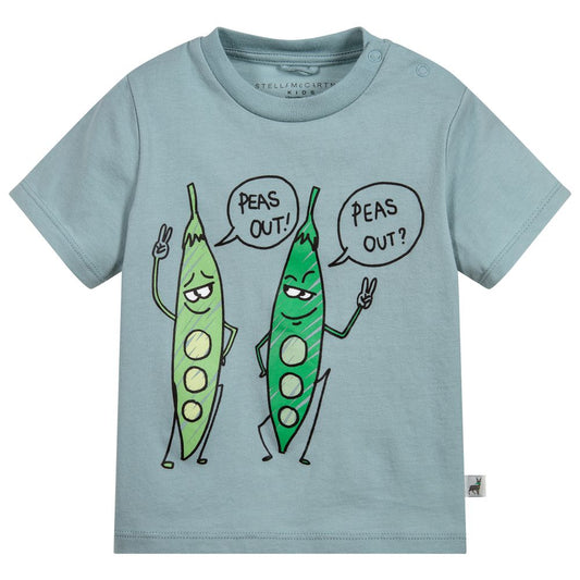 Stella McCartney Peas Out Short Sleeve Tee Shirt