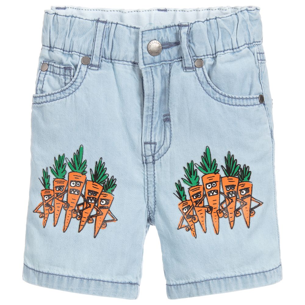 Stella McCartney Carrot Chambray Shorts