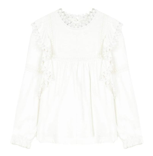 Tartine et Chocolat Girls Ruffle Blouse