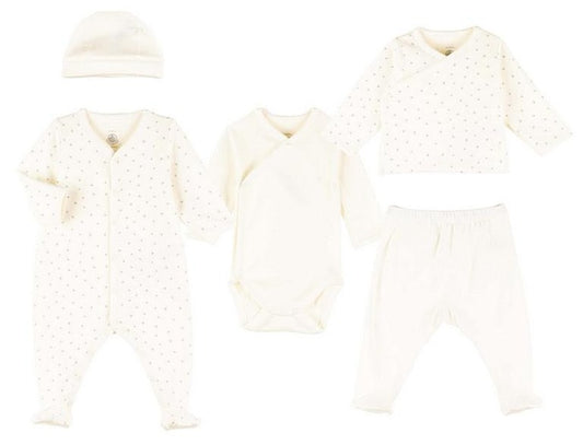 Petit Bateau Baby Boy 5PC Newborn Set