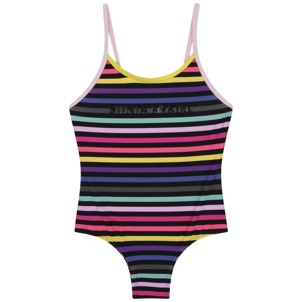 Sonia Rykiel Striped Multicolored Swimsuit