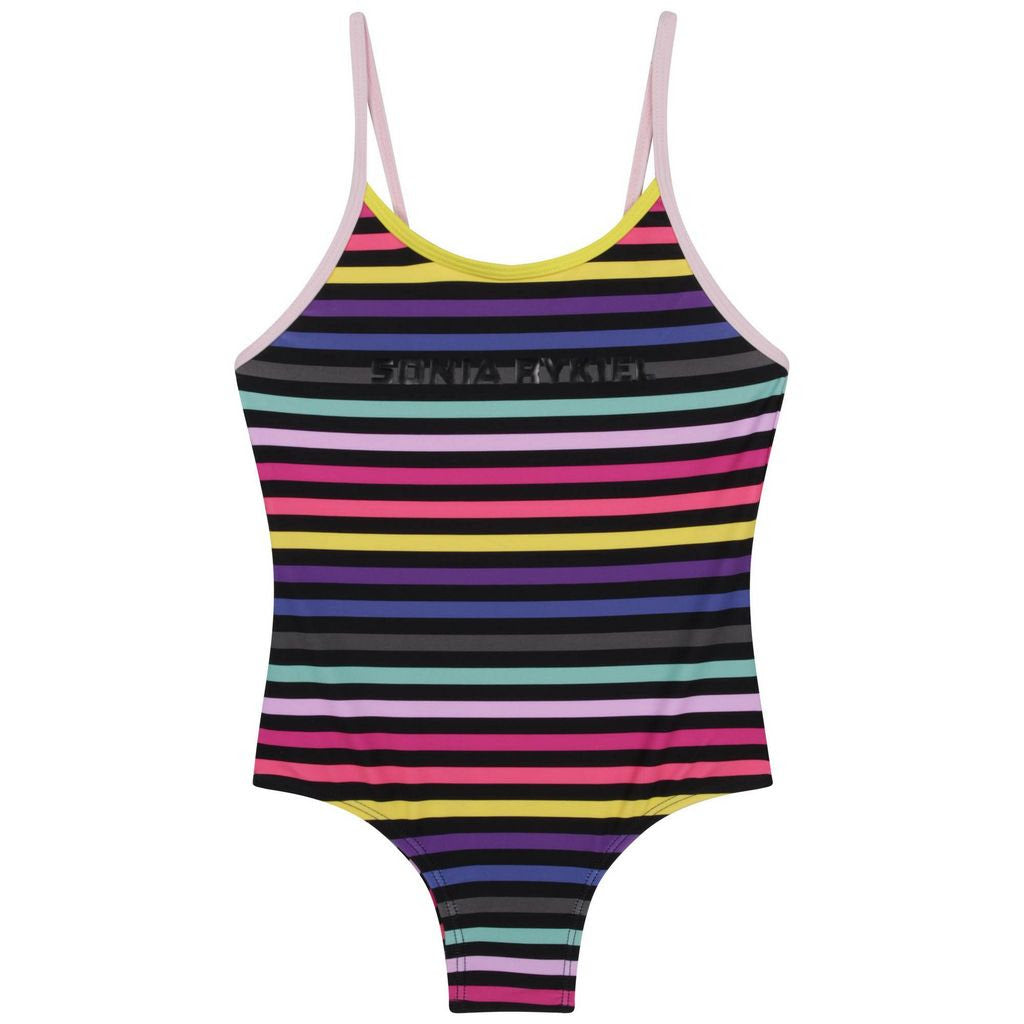 Sonia Rykiel Striped Multicolored Swimsuit