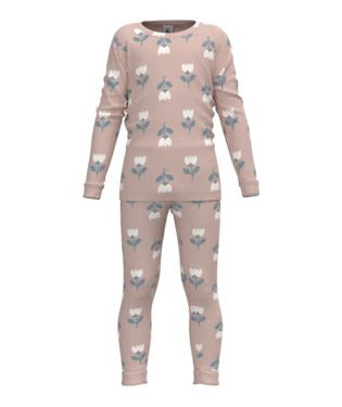 Petit Bateau LS Floral Print Loungewear Set