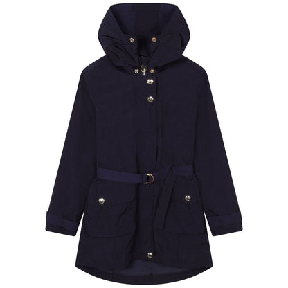 Chloe LS Hooded Windbreaker w/ Belt