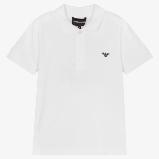 Armani Junior Boys Short Sleeve Polo Shirt
