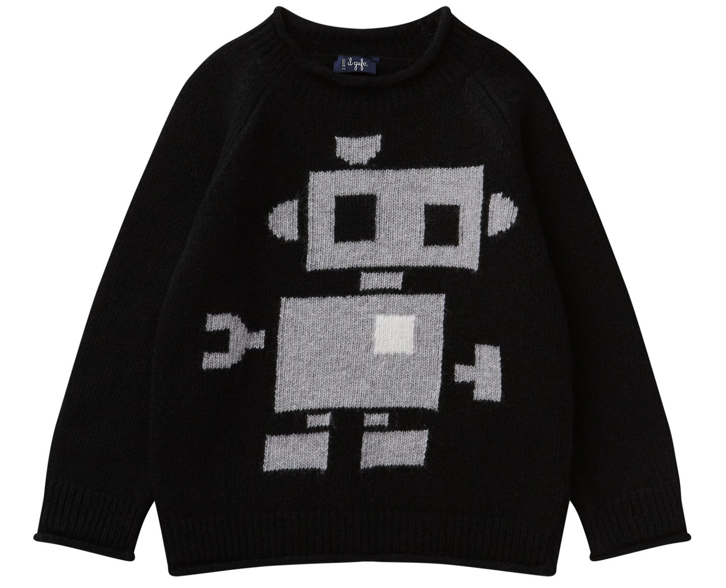 Il Gufo MA304 Robot Crewneck Sweater