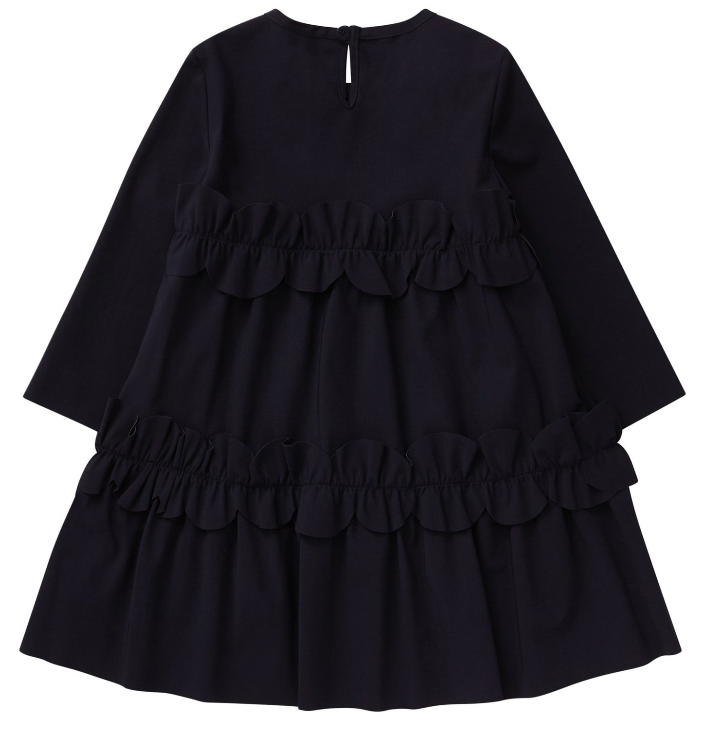 Il Gufo VL320 Tiered Dress with Ruffles