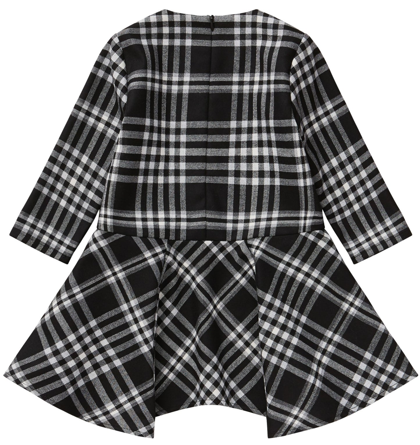 Il Gufo VL348 Plaid Flannel Dress with Bow