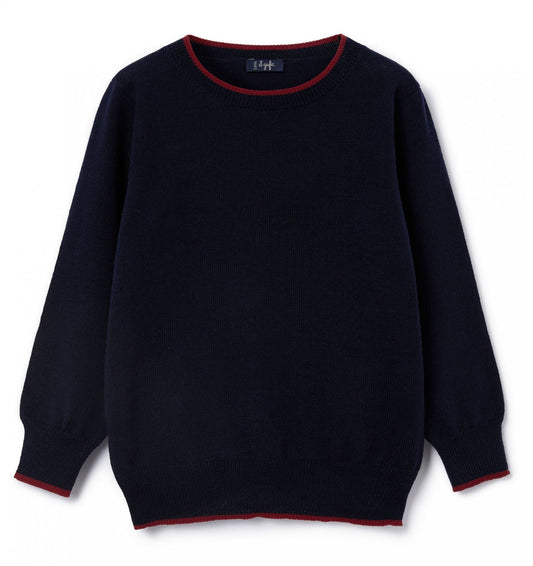 Il Gufo Sweater with Trim