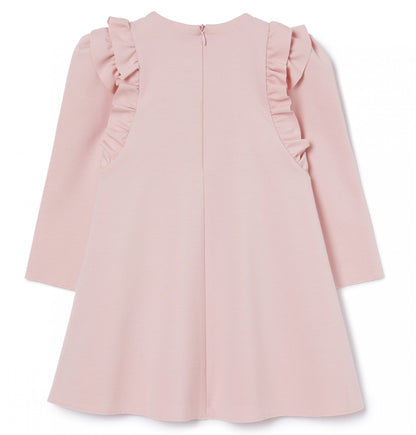 Il Gufo Shoulder Ruffle  Dress