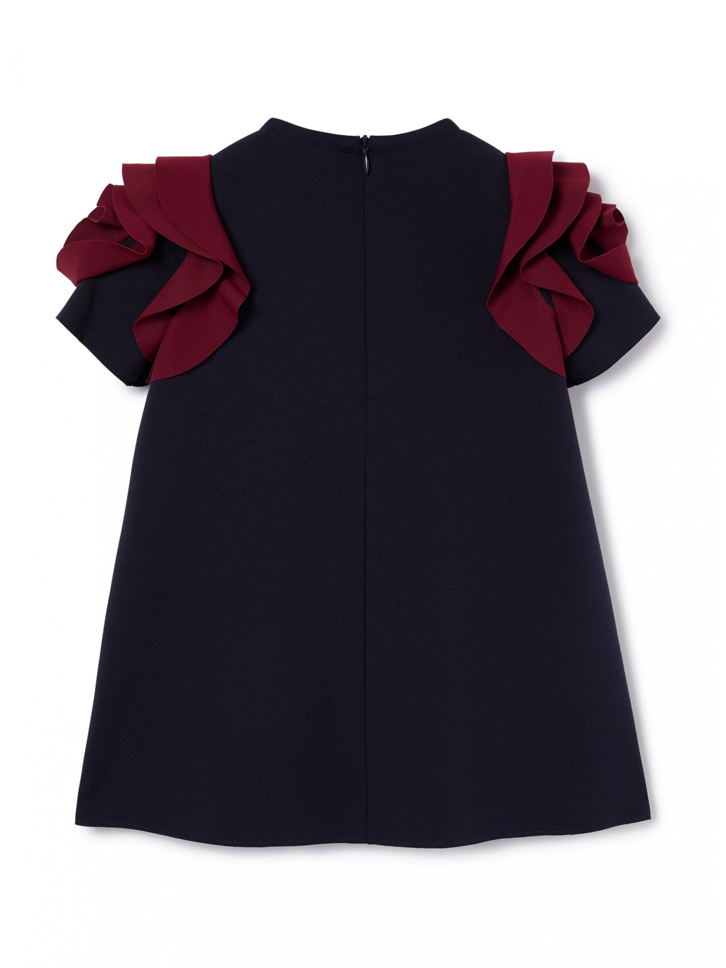 Il Gufo Puff Ruffle Sleeve Dress