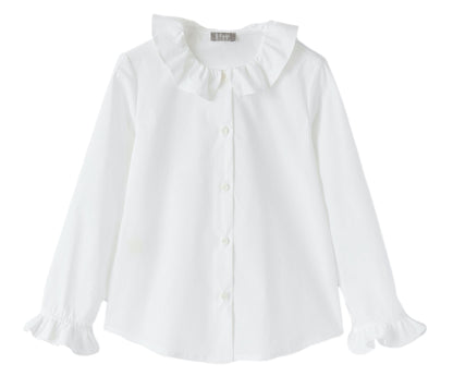 Il Gufo Ruffle Collar Blouse