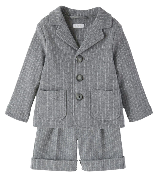 Il Gufo Toddler Striped Blazer & Short Set