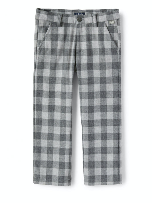 Il Gufo Boys Plaid Pants