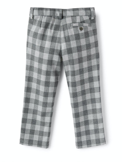 Il Gufo Boys Plaid Pants
