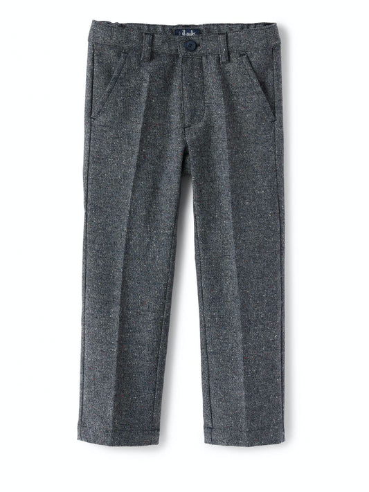 Il Gufo Boys Speckled Suit Pants