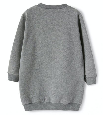 Il Gufo Girl Design Sweatshirt Dress