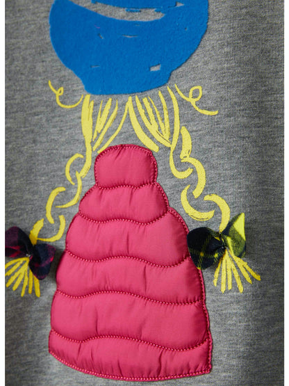 Il Gufo Girl Design Sweatshirt Dress