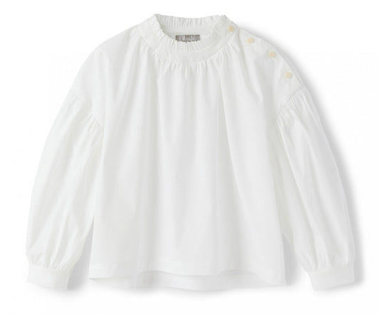 Il Gufo Girls High Neck Blouse