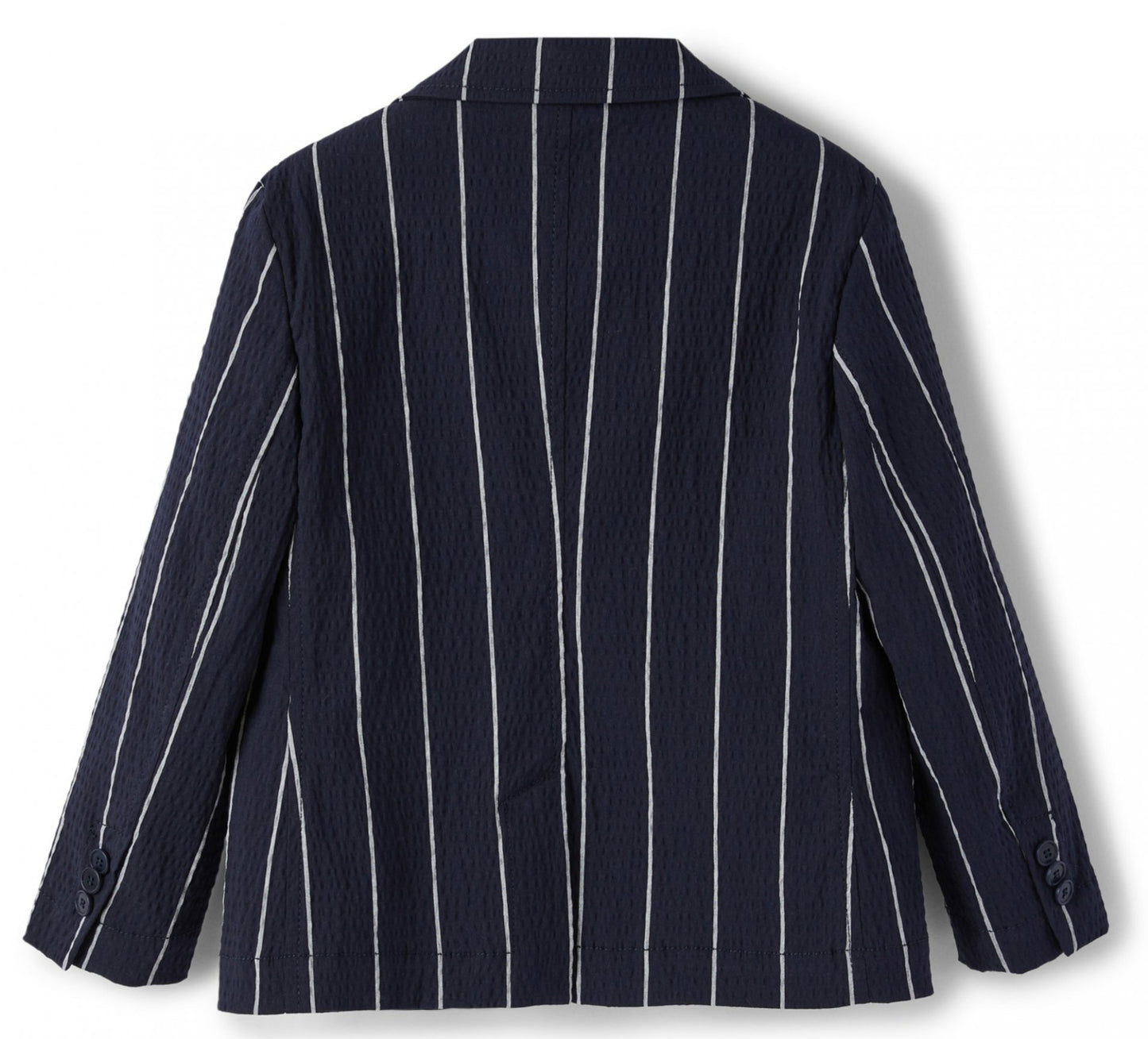 Il Gufo Seersucker Striped Suit Jacket