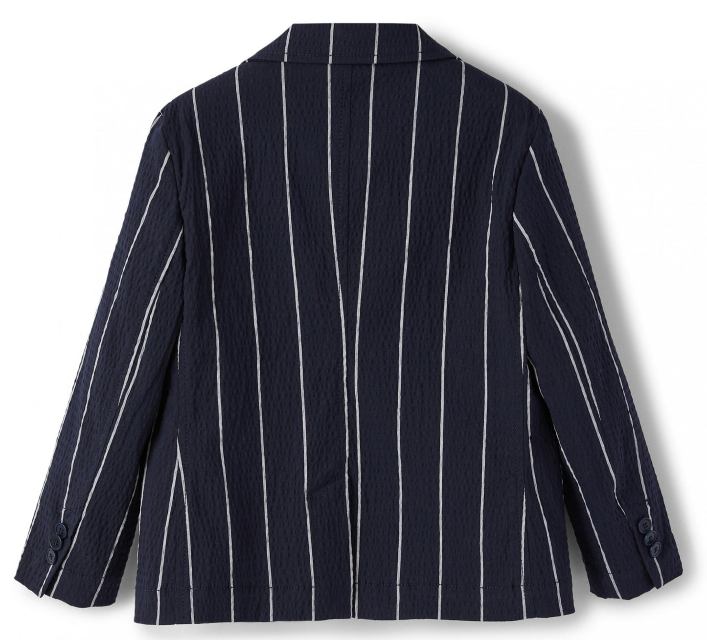 Il Gufo Seersucker Striped Suit Jacket