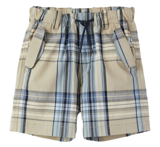 Il Gufo Boy Plaid Shorts