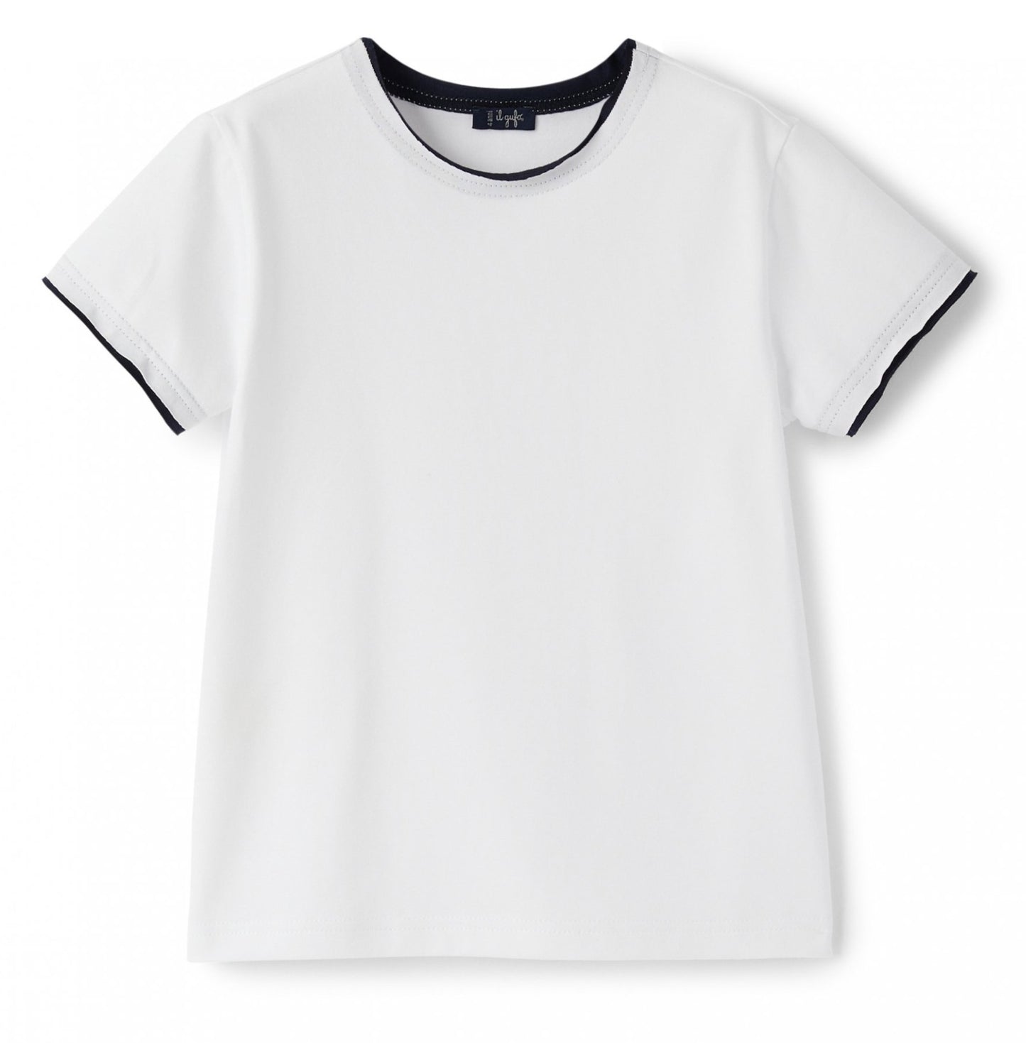 Il Gufo Trim Detail Short Sleeve T-Shirt