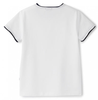 Il Gufo Trim Detail Short Sleeve T-Shirt