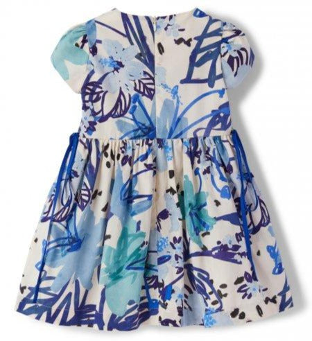 Il Gufo Girls Watercolor Dress