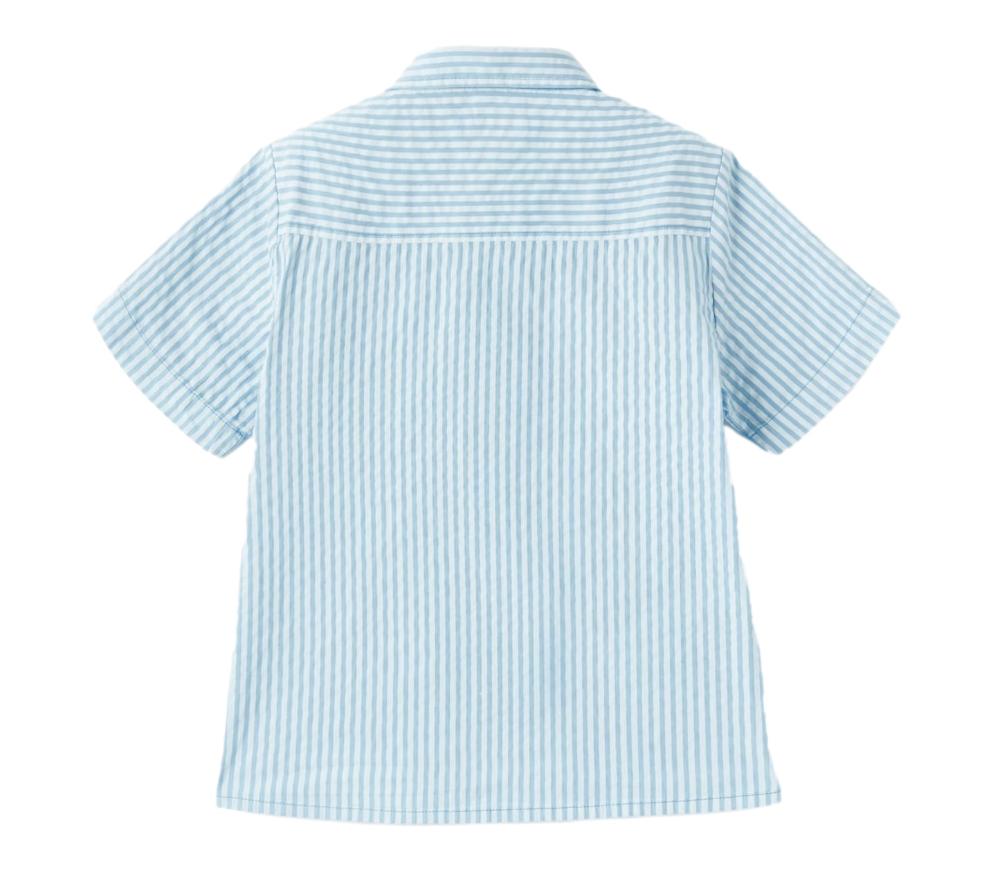 Il Gufo Button Down Striped Polo Shirt