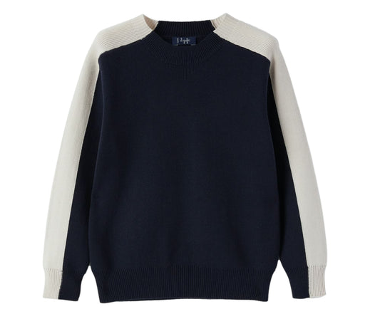 Il Gufo Boys Colorblock Sweater