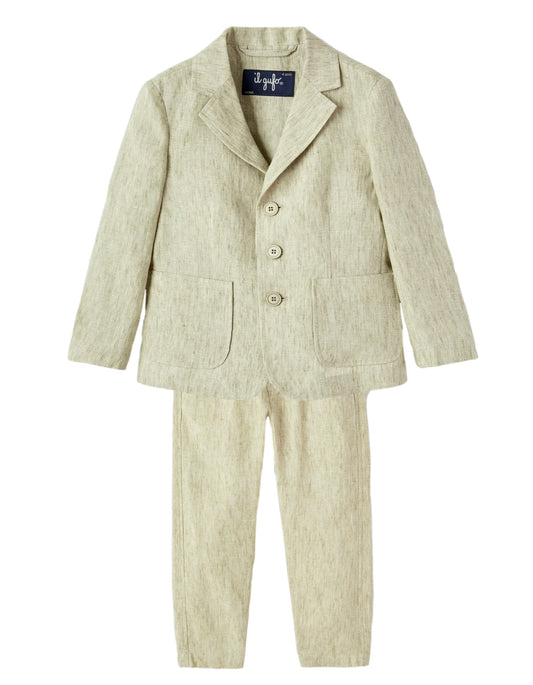 Il Gufo Boys Linen Suit