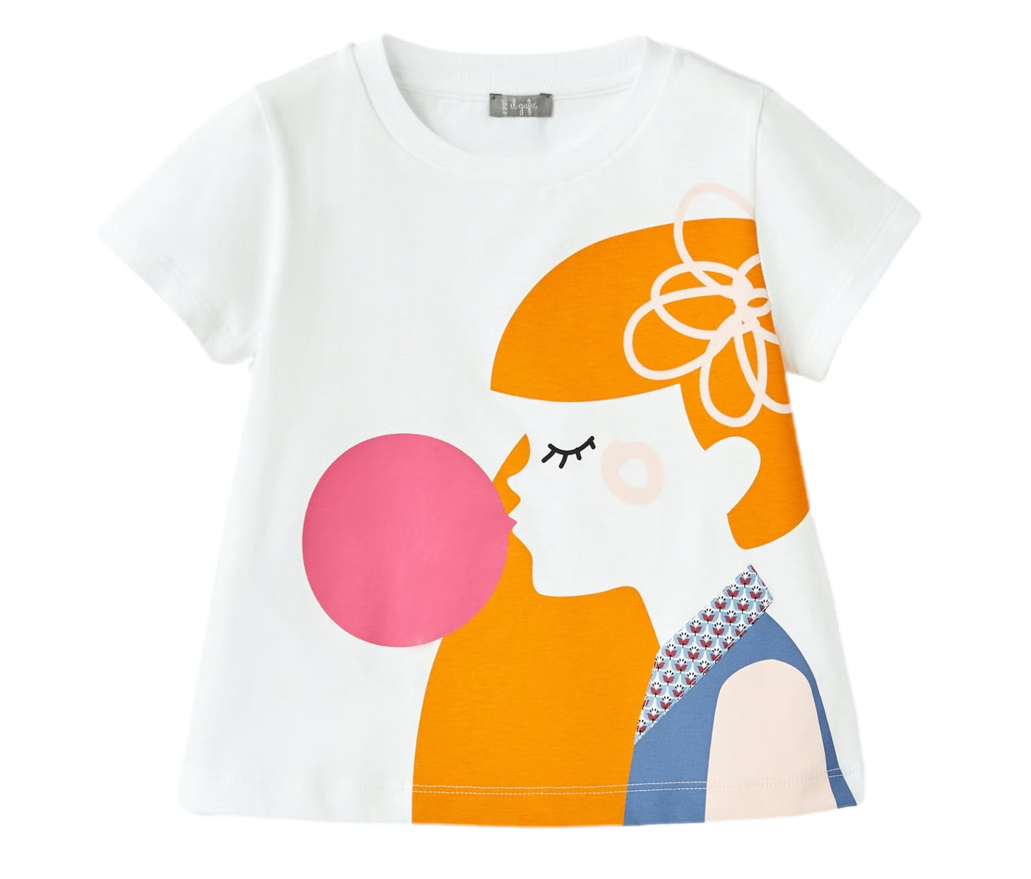 Il Gufo Girls Bubble Gum T-Shirt