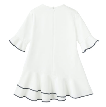 Il Gufo Girls Flounce Dress
