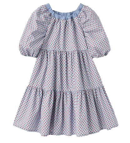Il Gufo Girls Tulip Print Dress