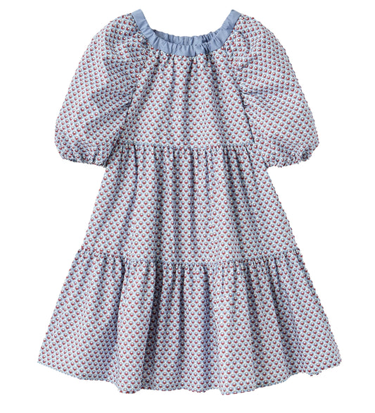 Il Gufo Girls Tulip Print Dress