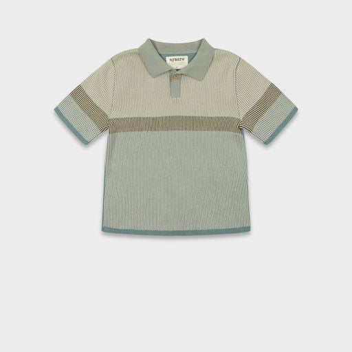 Aymara Jones Short Sleeve Ribbed Polo